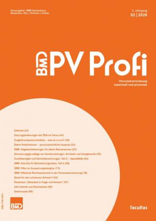 Cover der Zeitschrift BMD PV Profi