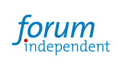 Bild zeigt das Logo von forum independent
