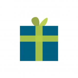 Aufzählungssymbol 2 zur facultas.club App zeigt ein Geschenkspaket