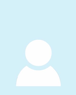 Platzhalter für Portraitfoto zeigt weißes Icon von Person mit blauem Hintergrund