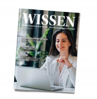 Mockup zum Wissen Magazin 01-2025